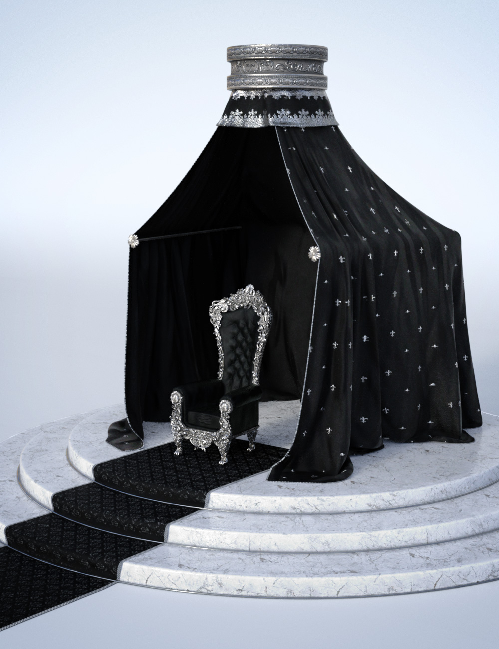 Royal Throne Royal Throne by: Hypertaf, 3D Models by Daz 3D