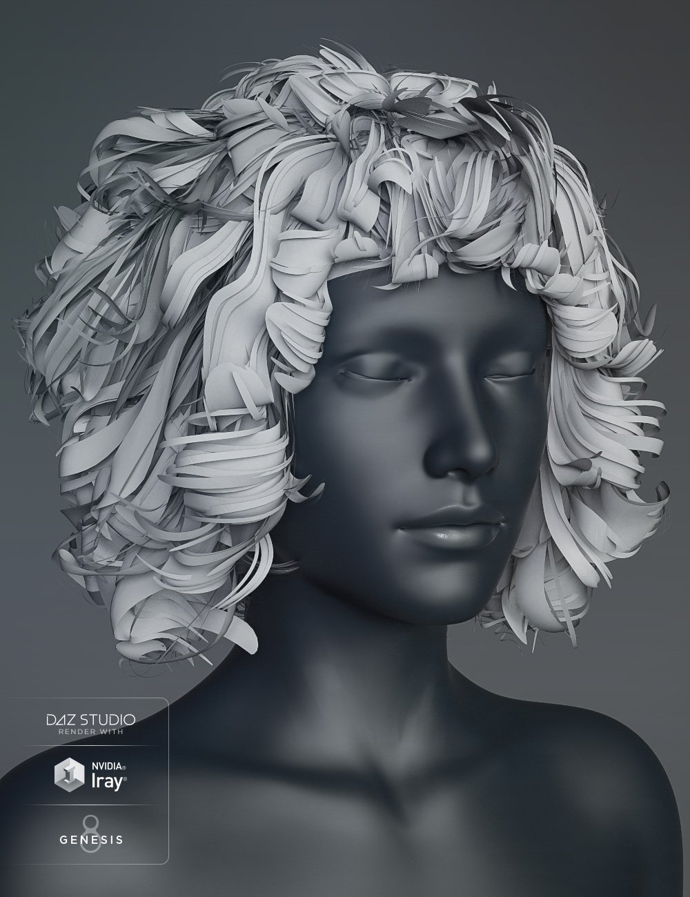 BeDazzle Hair for Genesis 8 Female(s) by: goldtassel, 3D Models by Daz 3D