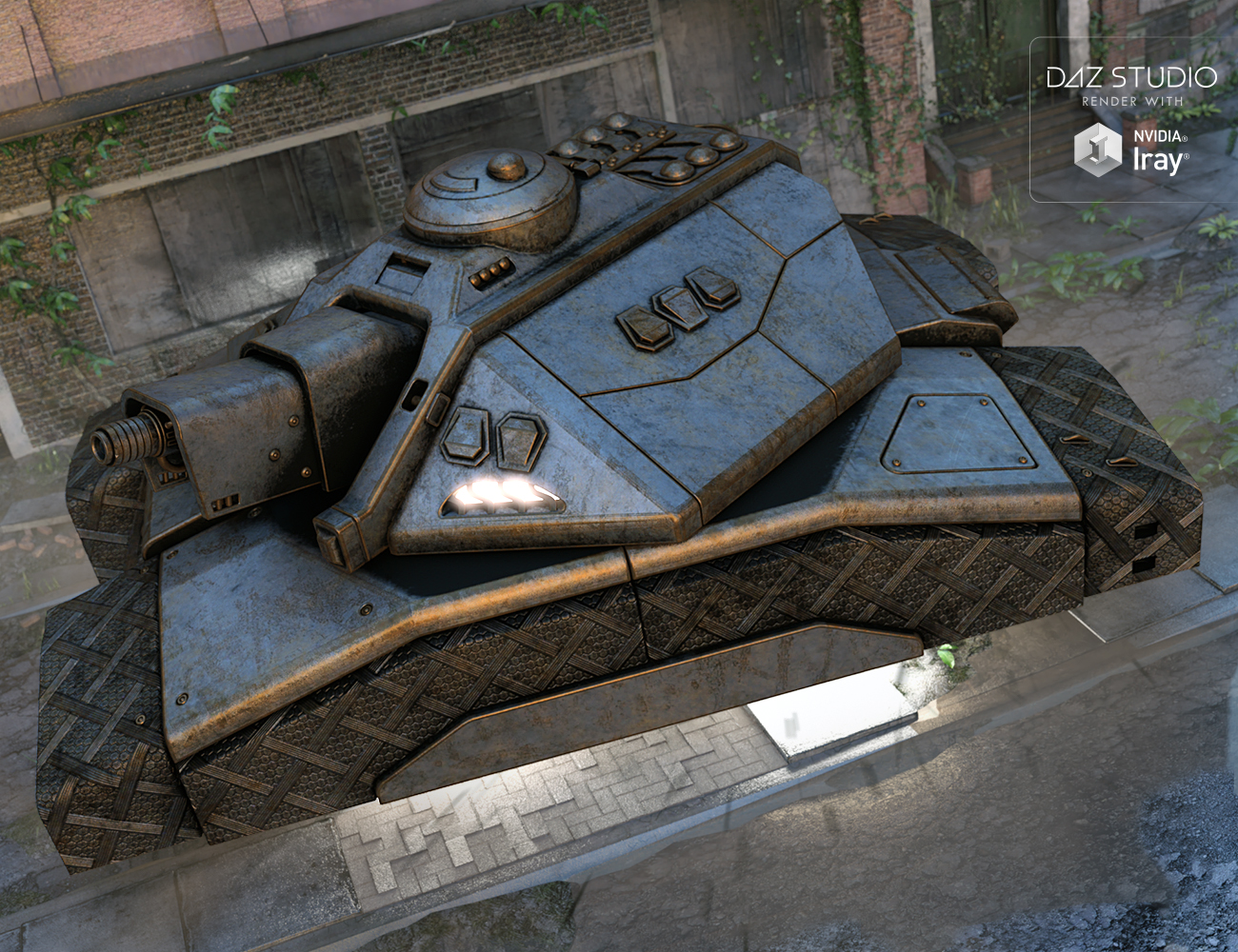 Valiant Tank: Wrath by: Moonscape GraphicsSade, 3D Models by Daz 3D