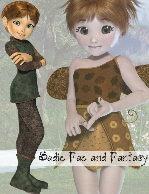 Sadie Fae-Fantasy by: , 3D Models by Daz 3D