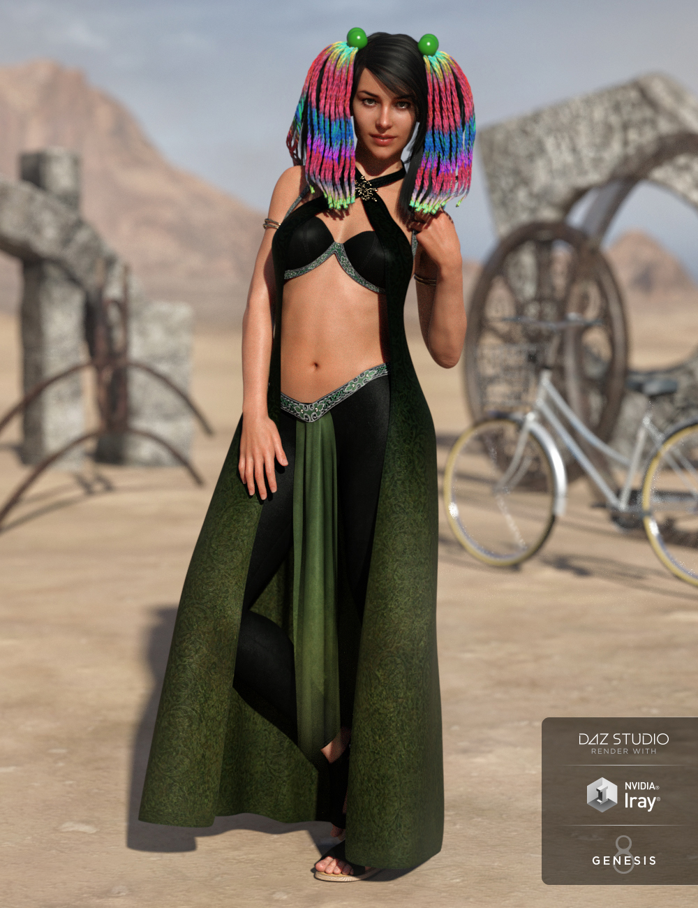dForce Khamsin Outfit Textures by: Shox-Design, 3D Models by Daz 3D