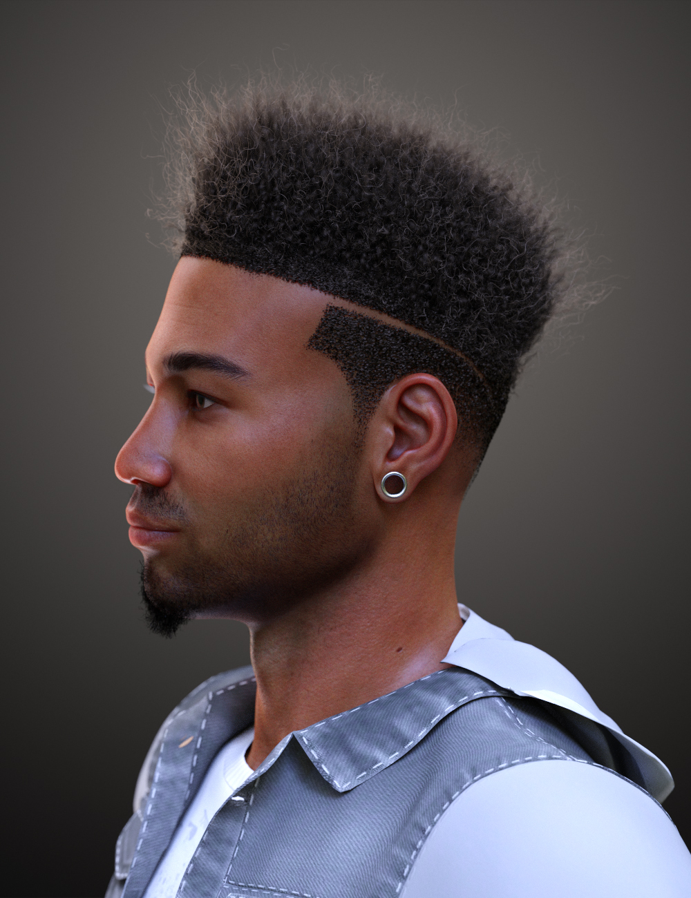 Afro Fade Hair for Genesis 3 and 8 Afro Fade Hair for Genesis 3 and 8 by: Soto, 3D Models by Daz 3D