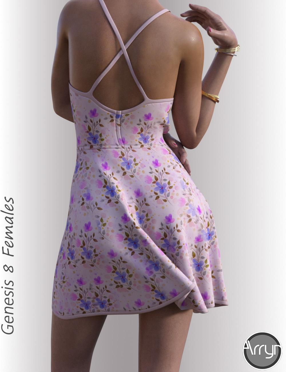 dForce Alika Candy Dress Outfit for Genesis 8 Female(s) dForce Alika Candy Dress Outfit for Genesis 8 Female(s) by: OnnelArryn, 3D Models by Daz 3D
