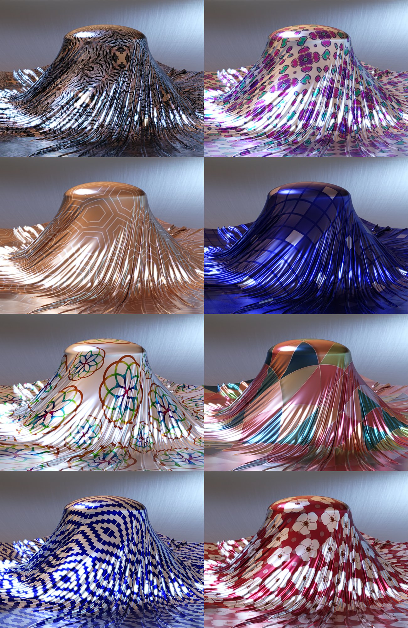 More Patterns Iray Shaders by: JGreenlees, 3D Models by Daz 3D