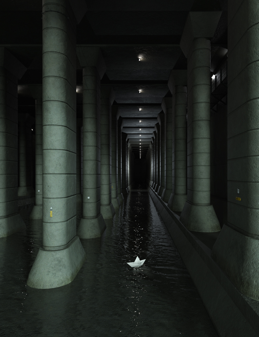 G-Can - Tokyo's Flood Tank by: The AntFarm, 3D Models by Daz 3D