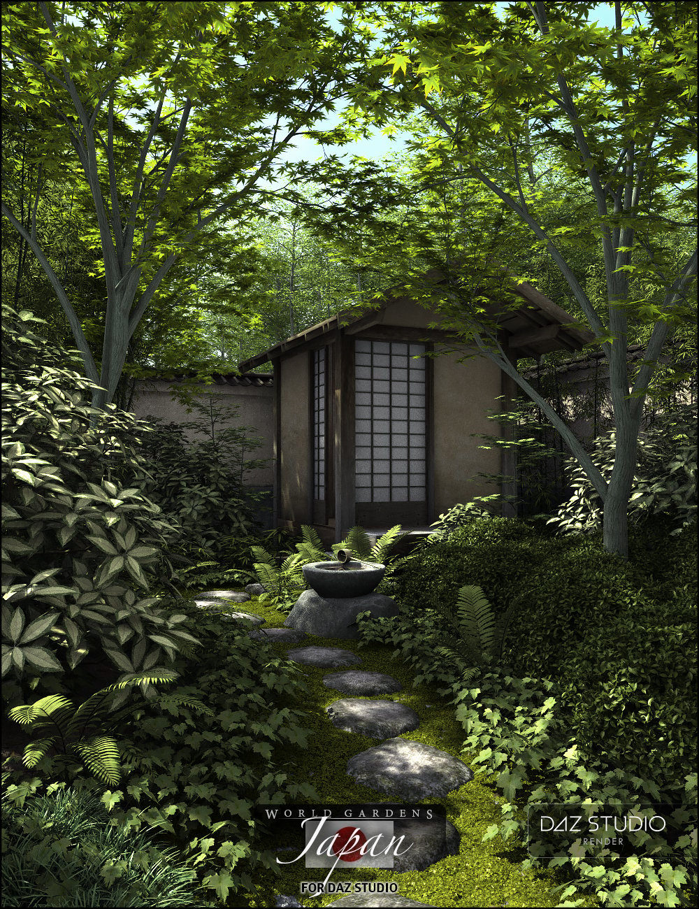 World Gardens Japan for Daz Studio by: HowieFarkes, 3D Models by Daz 3D