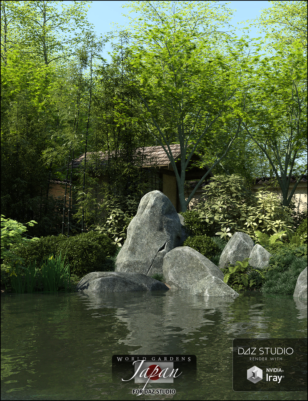 World Gardens Japan for Daz Studio by: HowieFarkes, 3D Models by Daz 3D