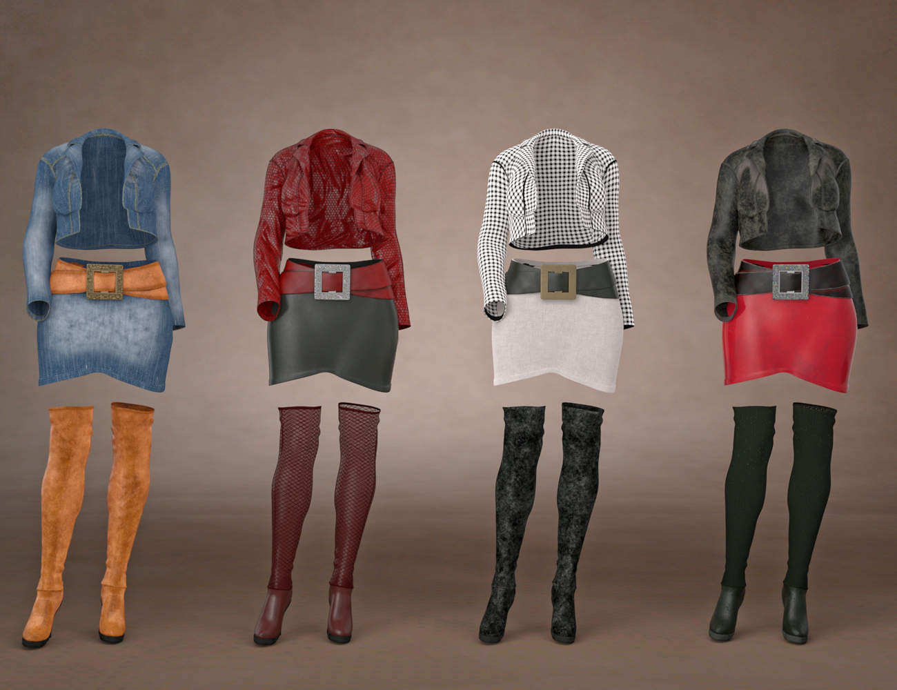 Millennia Outfit Textures by: 3D-GHDesignSade, 3D Models by Daz 3D