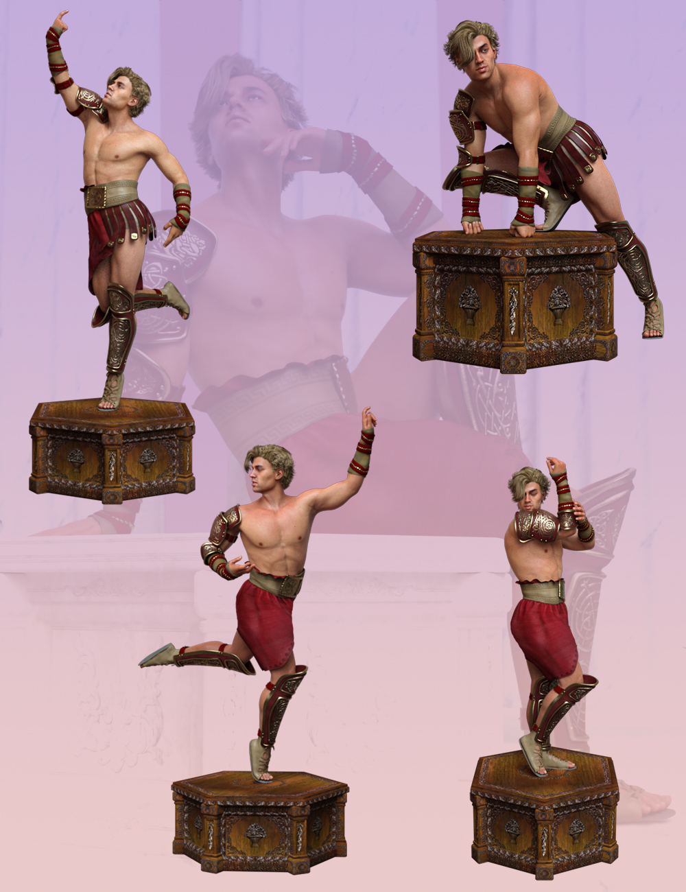 Greco Roman Poses for Genesis 8 Male Greco Roman Poses for Genesis 8 Male by: Ensary, 3D Models by Daz 3D