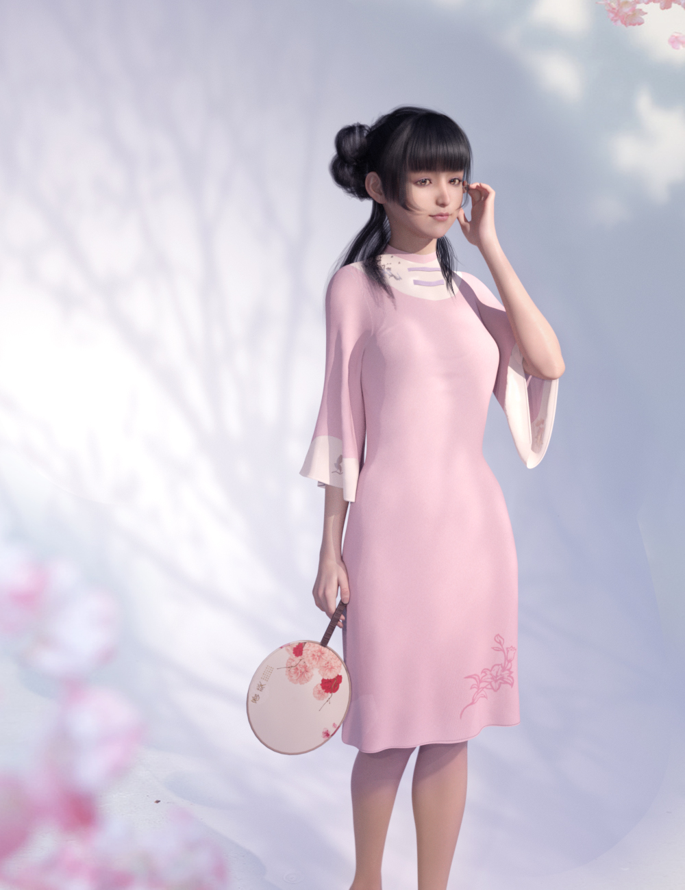 dForce Floral Dress for Genesis 8 Female(s) dForce Floral Dress for Genesis 8 Female(s) by: Panda, 3D Models by Daz 3D