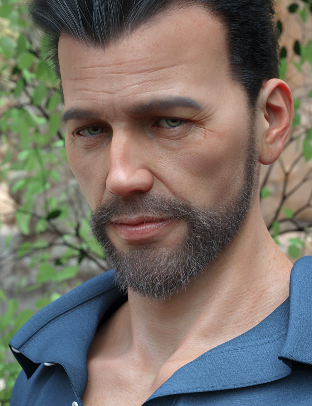 Stranded Whiskers for Genesis 8 Male(s) by: Laticis Imagery, 3D Models by Daz 3D