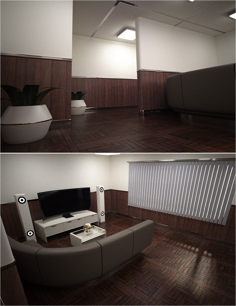Utopia Apartment Interior by: , 3D Models by Daz 3D