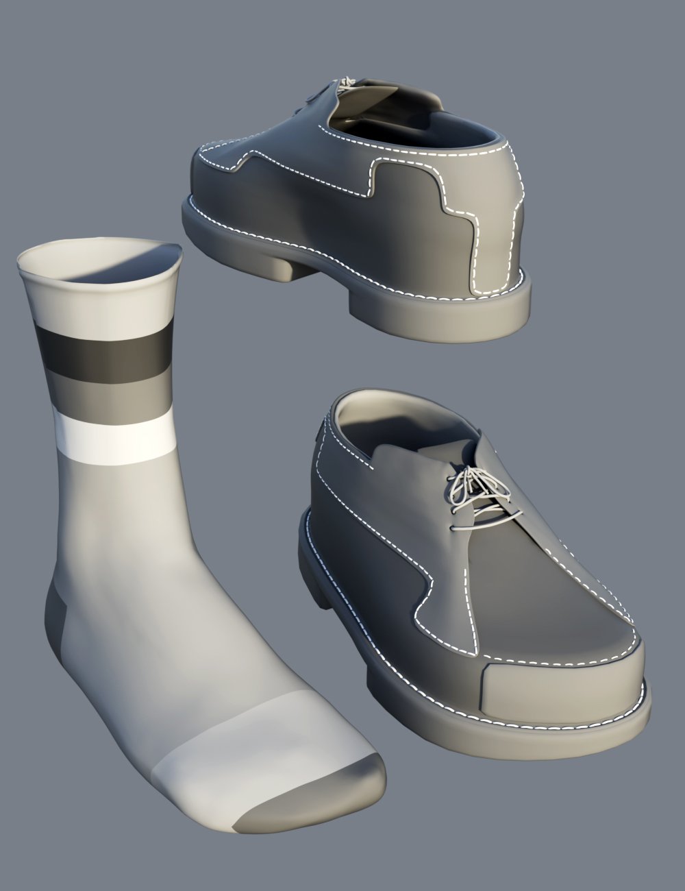 Everyday Shoes and Socks for Genesis 8 Male(s) Everyday Shoes and Socks for Genesis 8 Male(s) by: Titan XiVirtual_World, 3D Models by Daz 3D