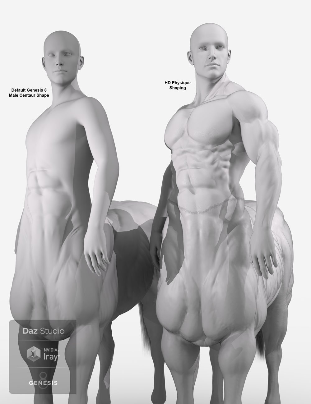 HD Physique Shaping for Genesis 8 Male Centaur HD Physique Shaping for Genesis 8 Male Centaur by: Sixus1 Media, 3D Models by Daz 3D