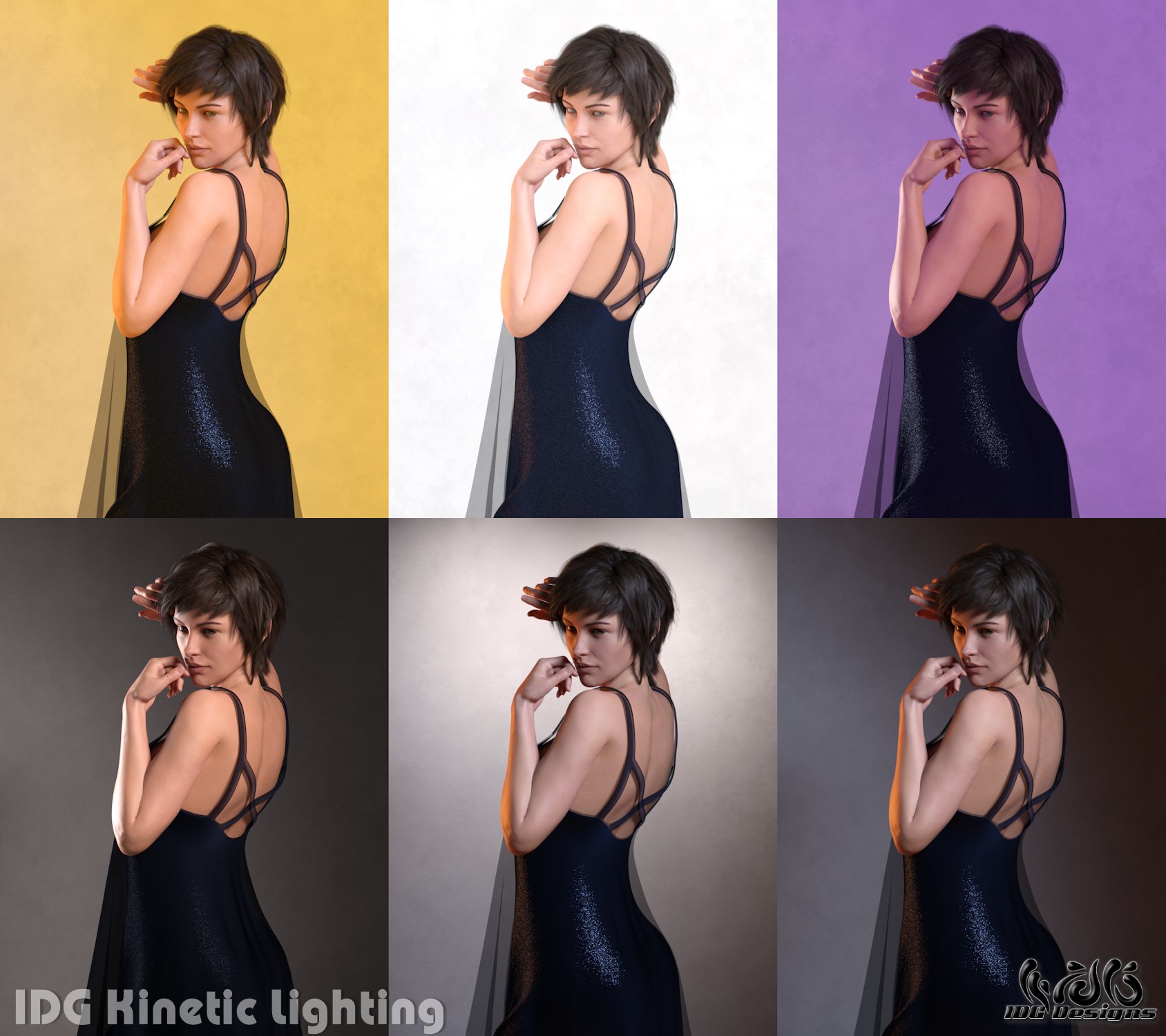 IDG Kinetic Lighting by: IDG DesignsDestinysGardenInaneGlory, 3D Models by Daz 3D