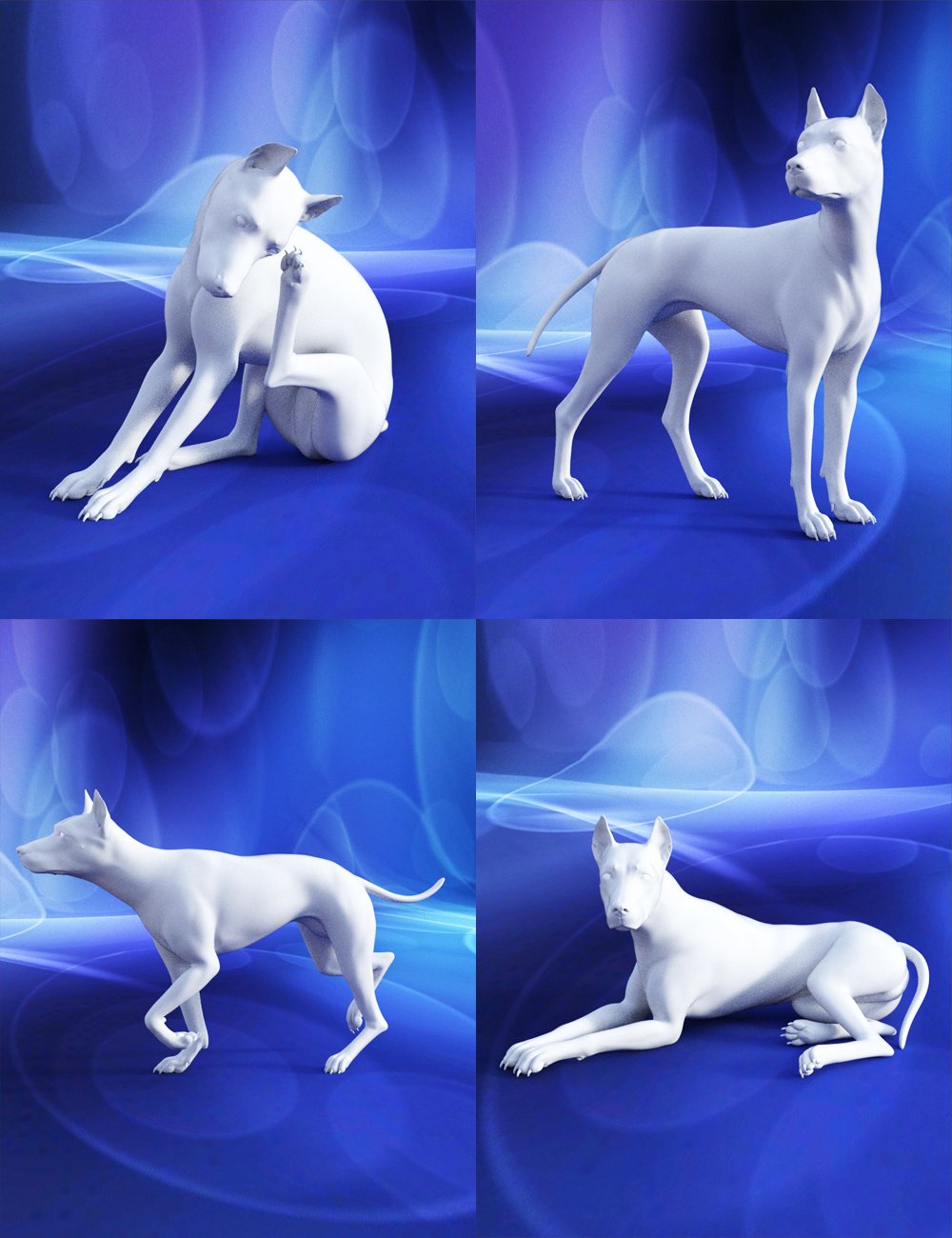 Great Dog Poses for Daz Dog 8 Great Dog Poses for Daz Dog 8 by: Muscleman, 3D Models by Daz 3D