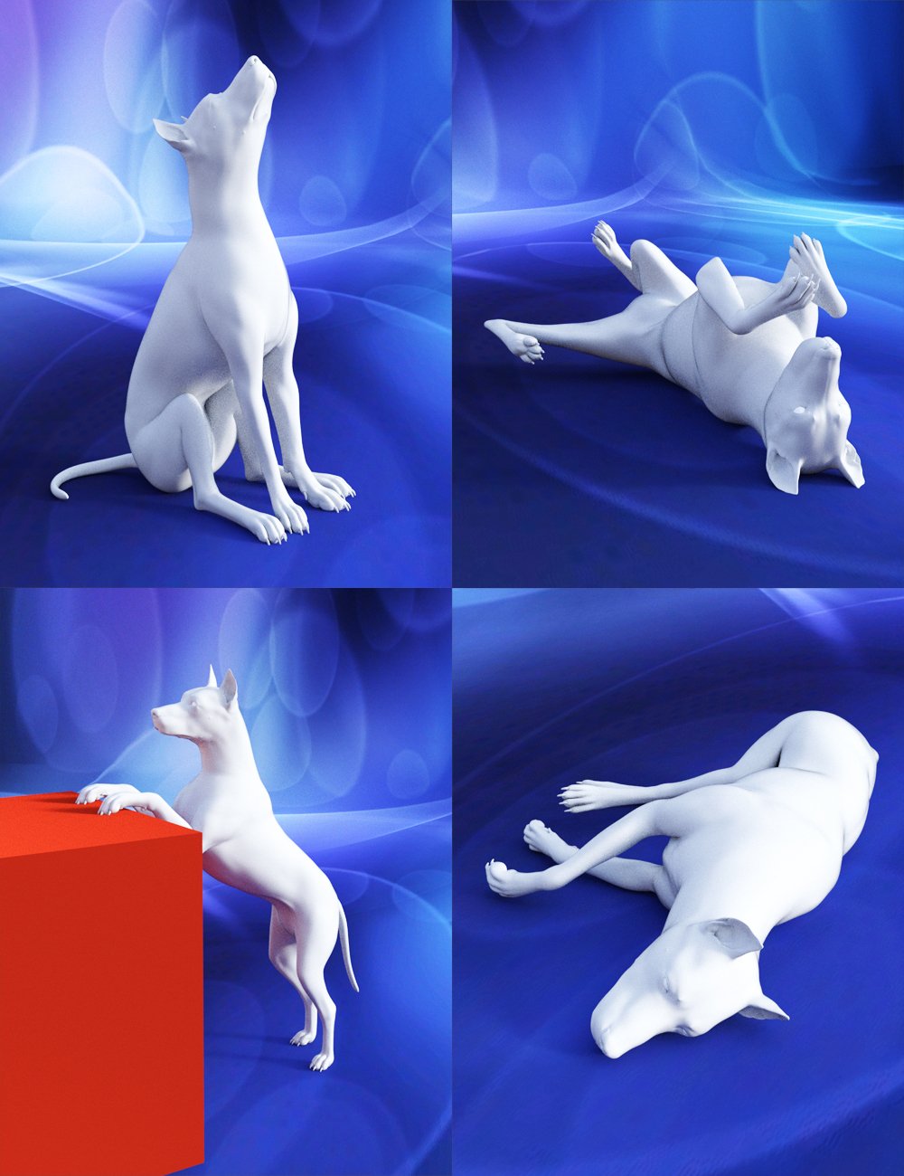 Great Dog Poses for Daz Dog 8 Great Dog Poses for Daz Dog 8 by: Muscleman, 3D Models by Daz 3D