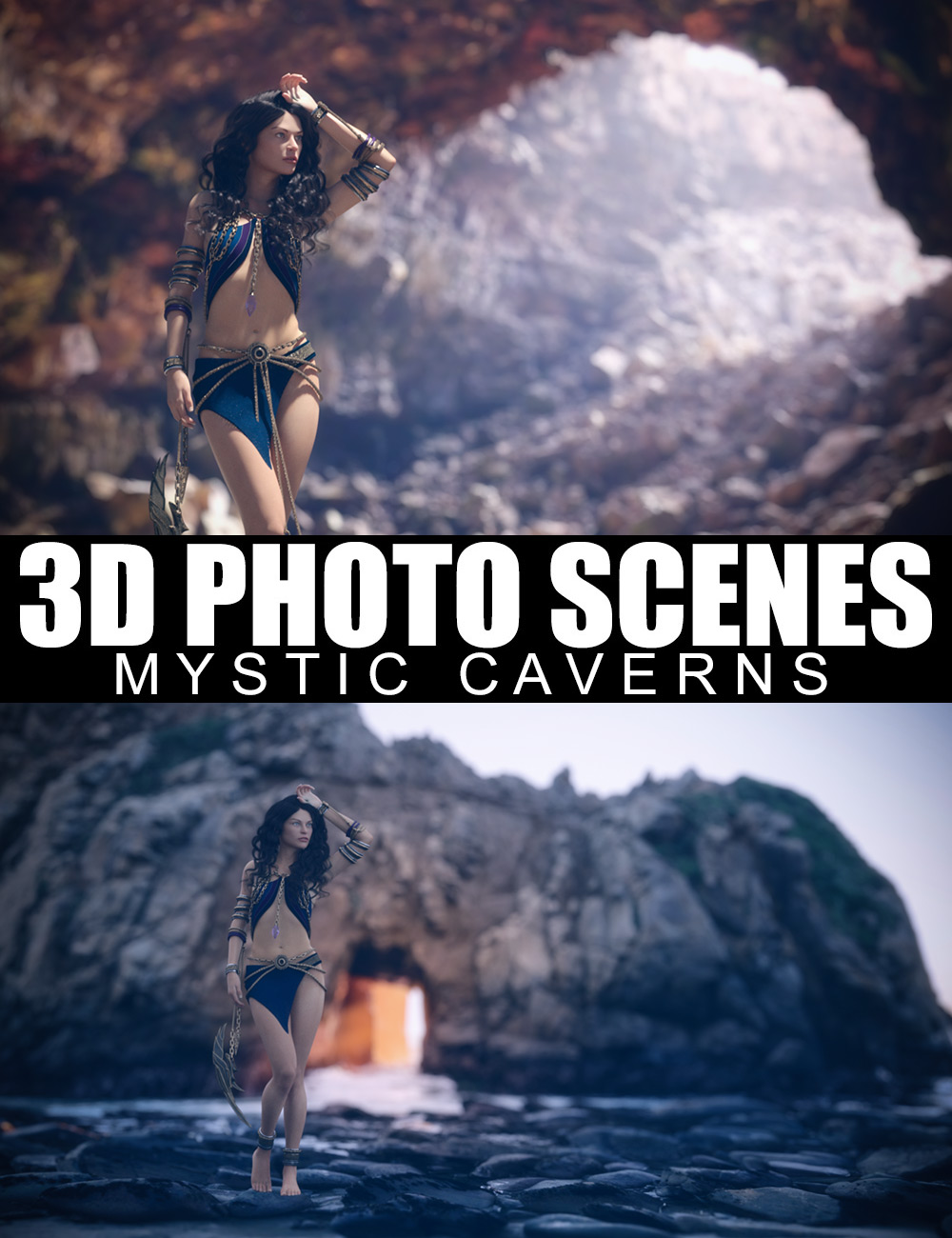 3D Photo Scenes - Mystic Caverns by: Dreamlight, 3D Models by Daz 3D