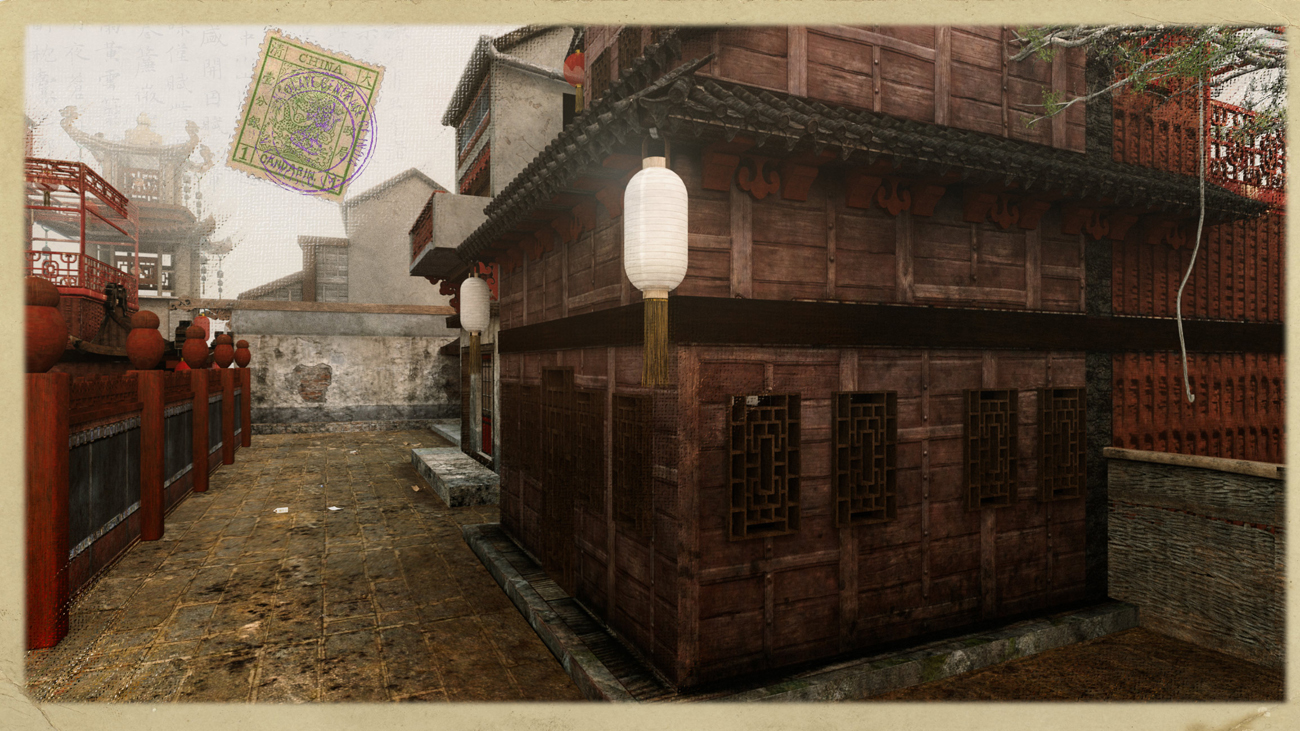 China Houses by: Ansiko, 3D Models by Daz 3D