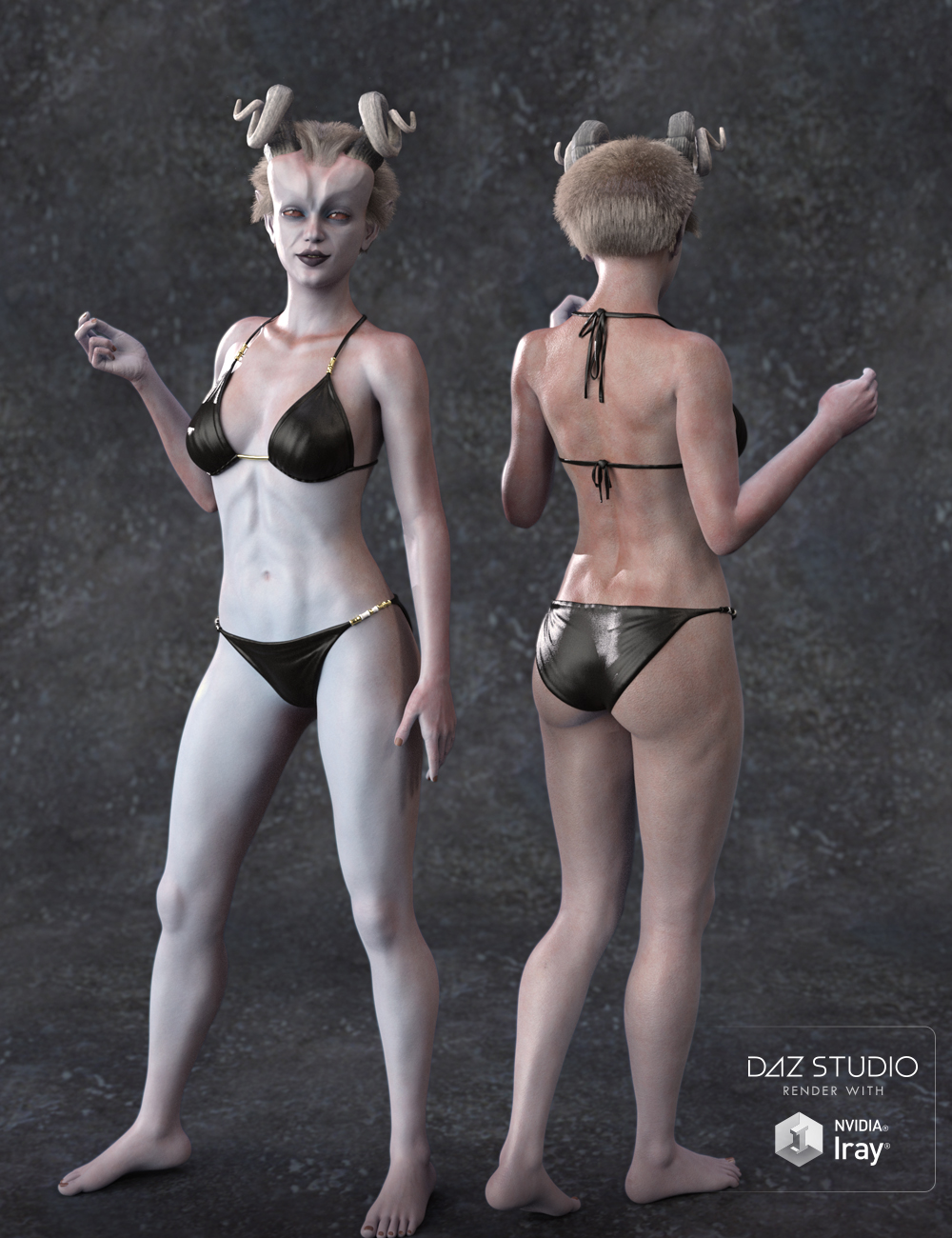 Muelsfell Halfblood Anashia HD for Genesis 8 Female by: E-Arkham, 3D Models by Daz 3D