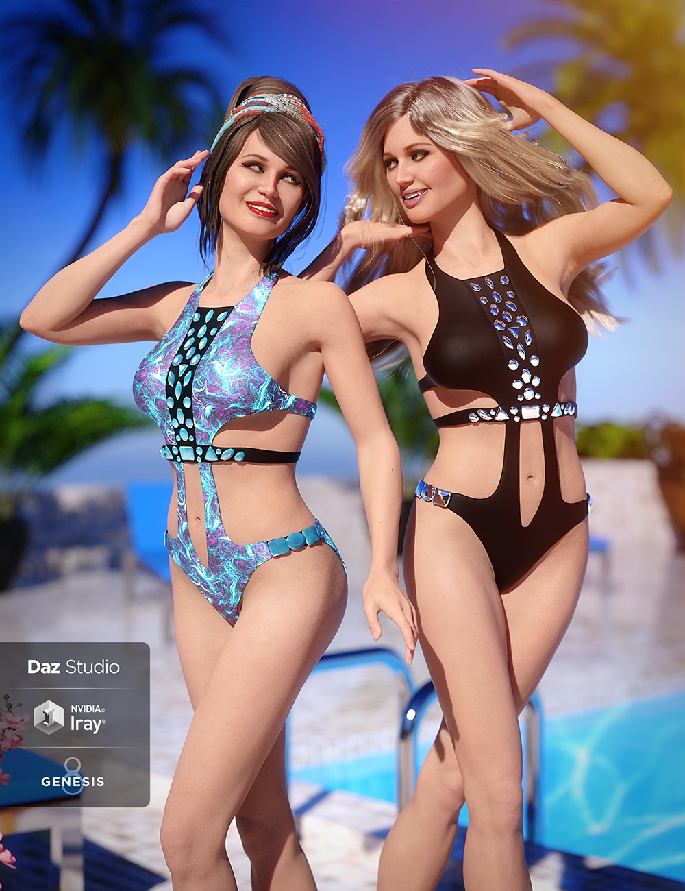 Blingkini for Genesis 8 Female(s) by: Moonscape GraphicsNikisatezSade, 3D Models by Daz 3D
