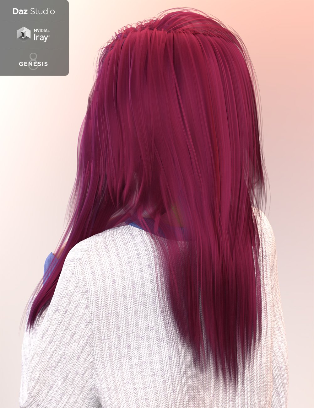 Razor Hair for Genesis 8 Female(s) by: Propschick, 3D Models by Daz 3D