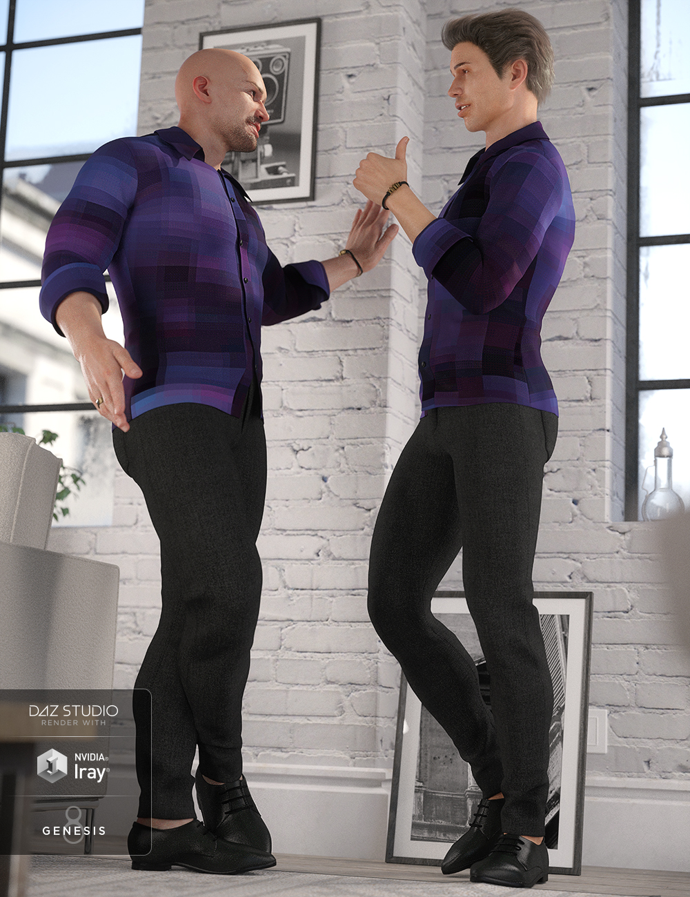 Smart and Suave Outfit for Genesis 8 Male(s) by: Anna BenjaminLyrra Madril, 3D Models by Daz 3D