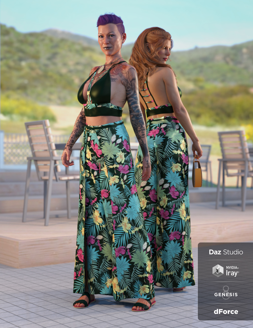 dForce Bali Babe Outfit for Genesis 8 Female(s) dForce Bali Babe Outfit for Genesis 8 Female(s) by: Anna BenjaminNikisatez, 3D Models by Daz 3D