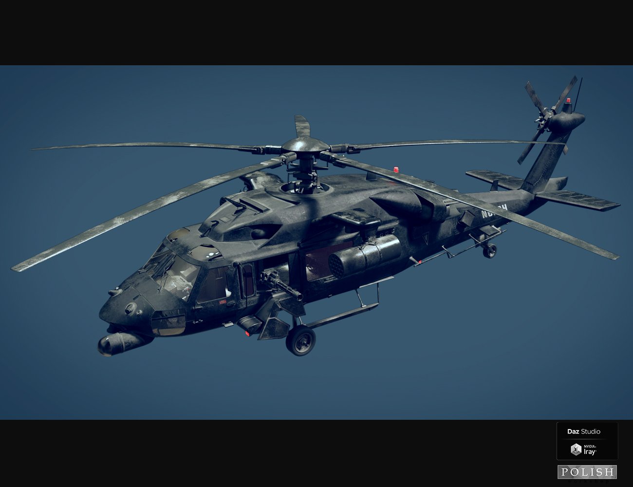 BH Support Helicopter BH Support Helicopter by: Polish, 3D Models by Daz 3D