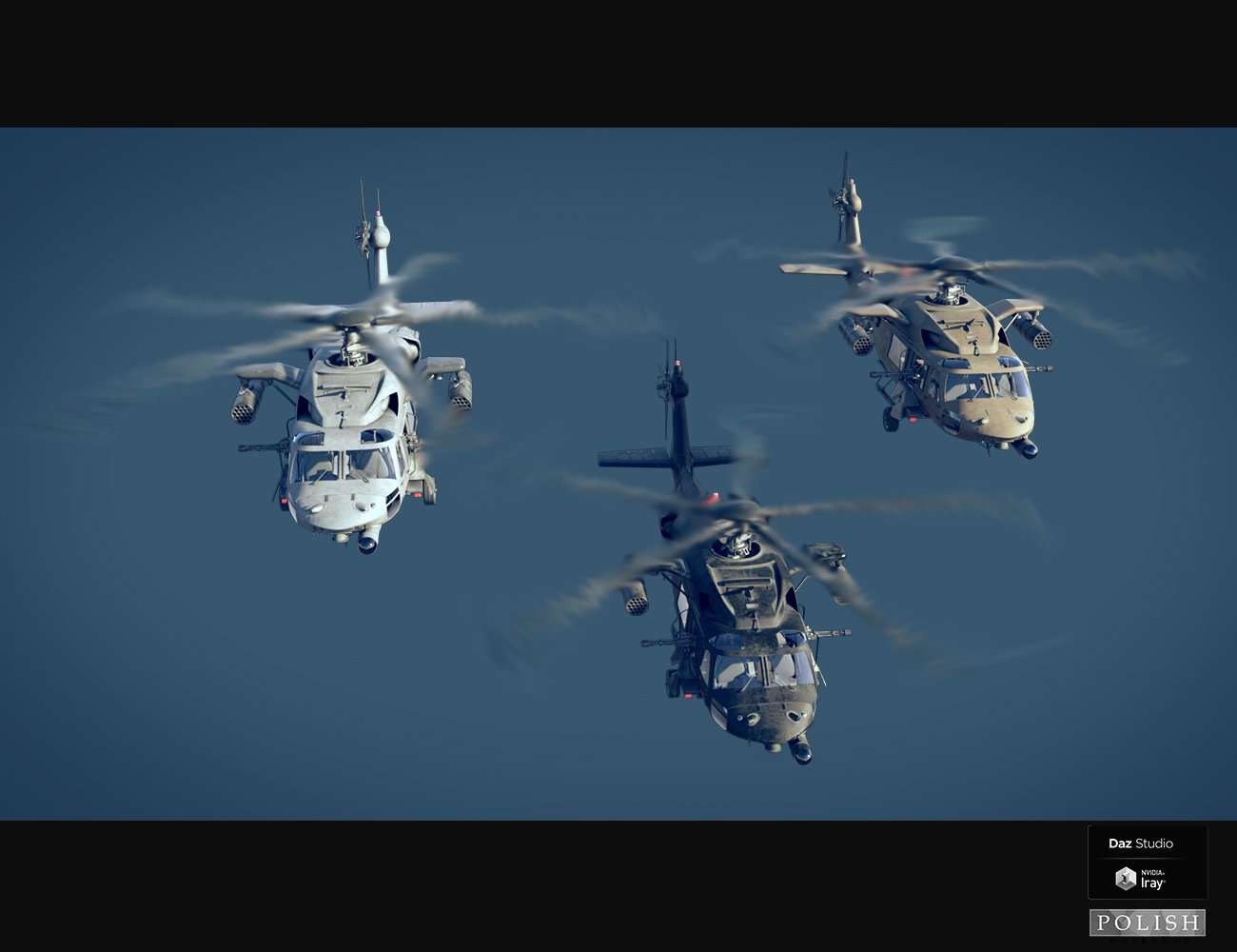BH Support Helicopter by: Polish, 3D Models by Daz 3D