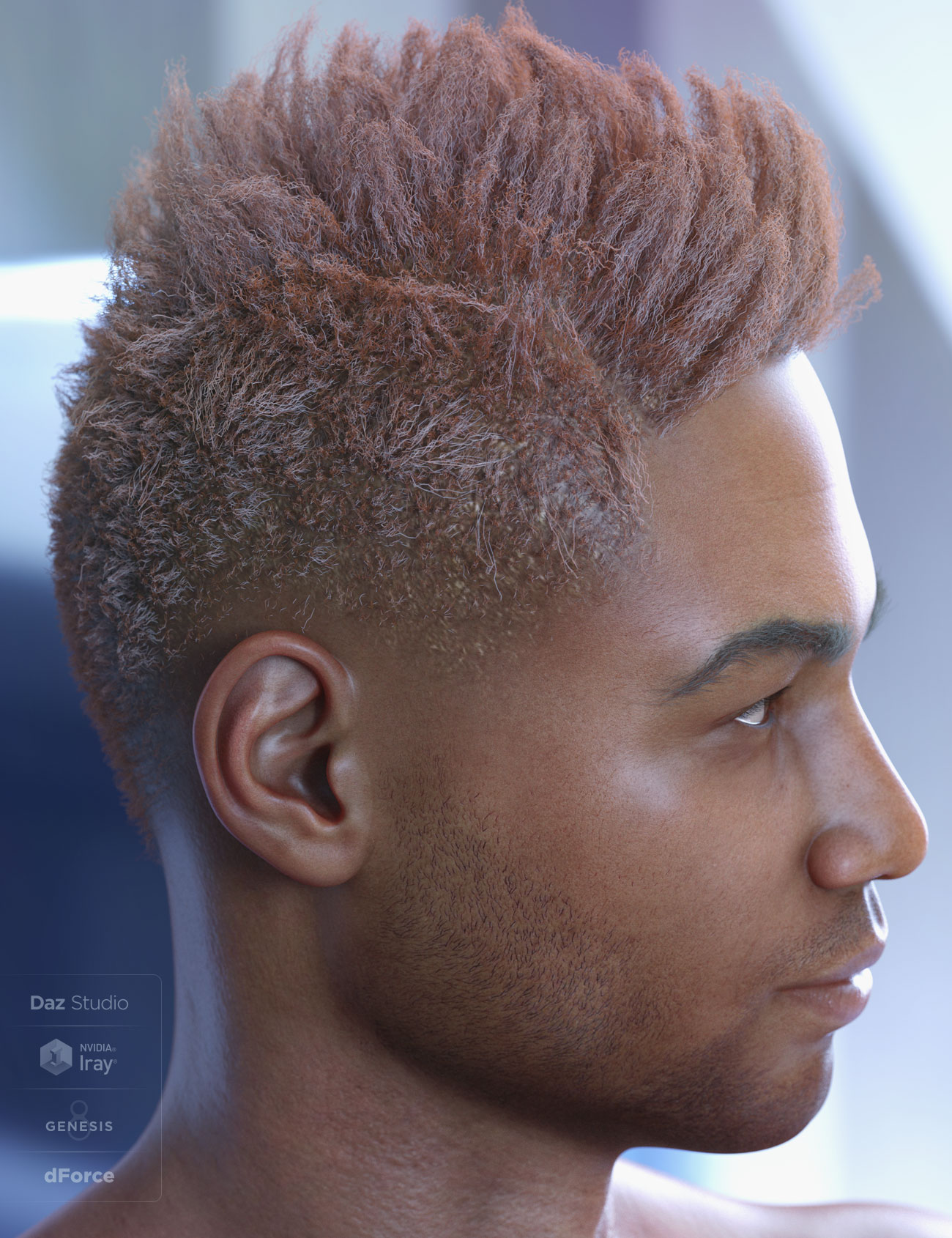 dForce Saul Hair for Genesis 8 dForce Saul Hair for Genesis 8 by: AprilYSH, 3D Models by Daz 3D