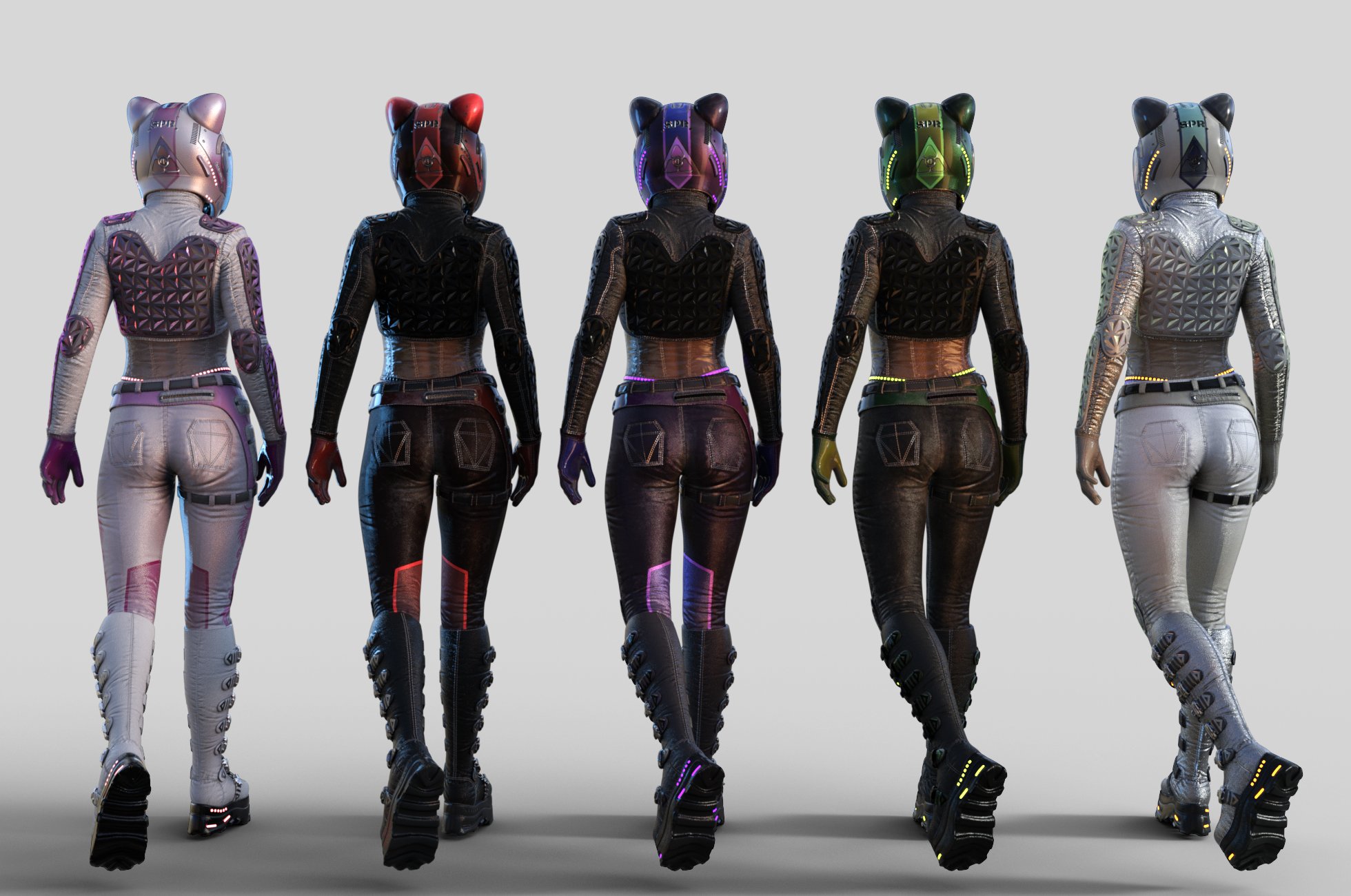 Space Racer Outfit Textures by: Demian, 3D Models by Daz 3D