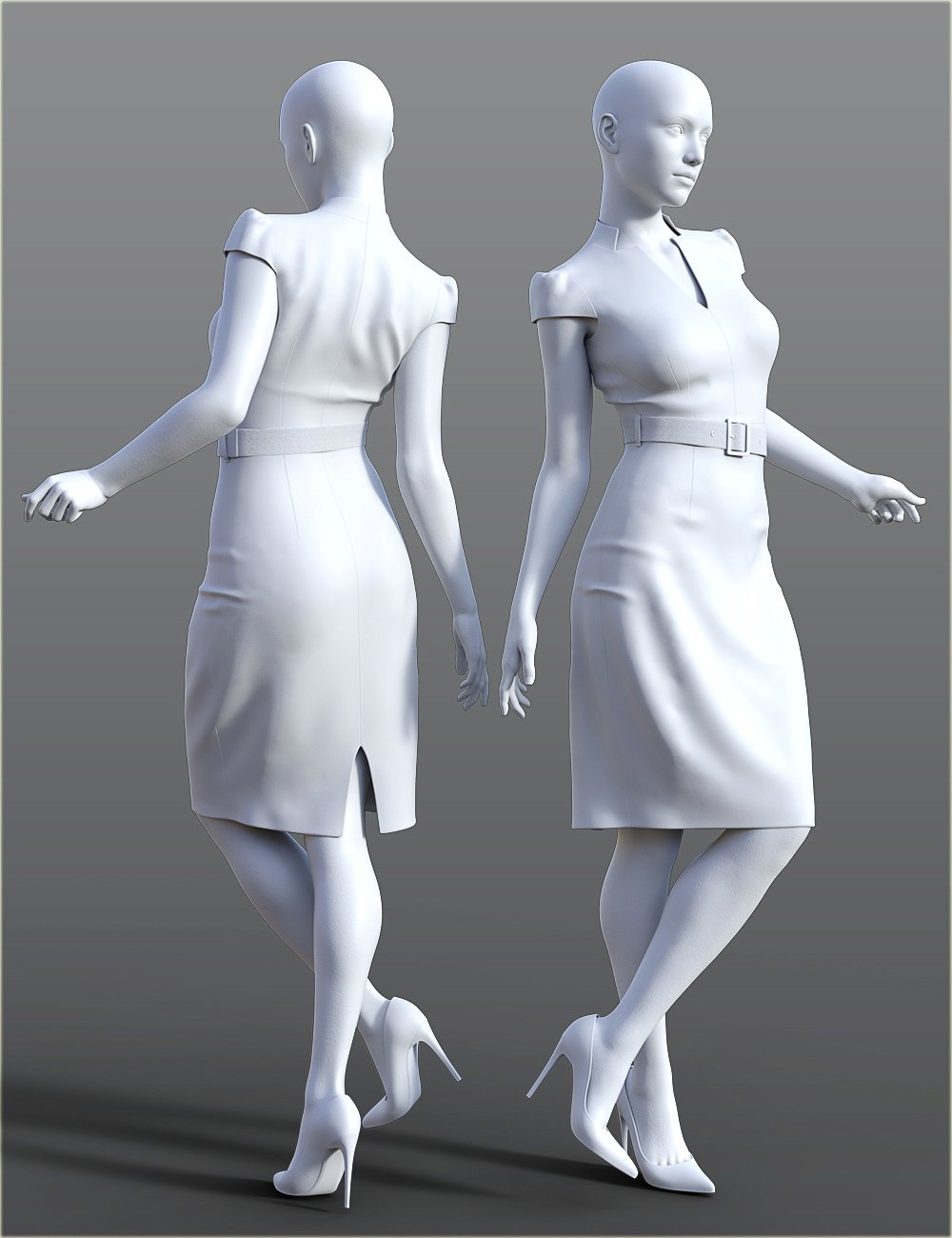dForce H&C Belted Office Dress Outfit for Genesis 8 Female(s) dForce H&C Belted Office Dress Outfit for Genesis 8 Female(s) by: IH Kang, 3D Models by Daz 3D