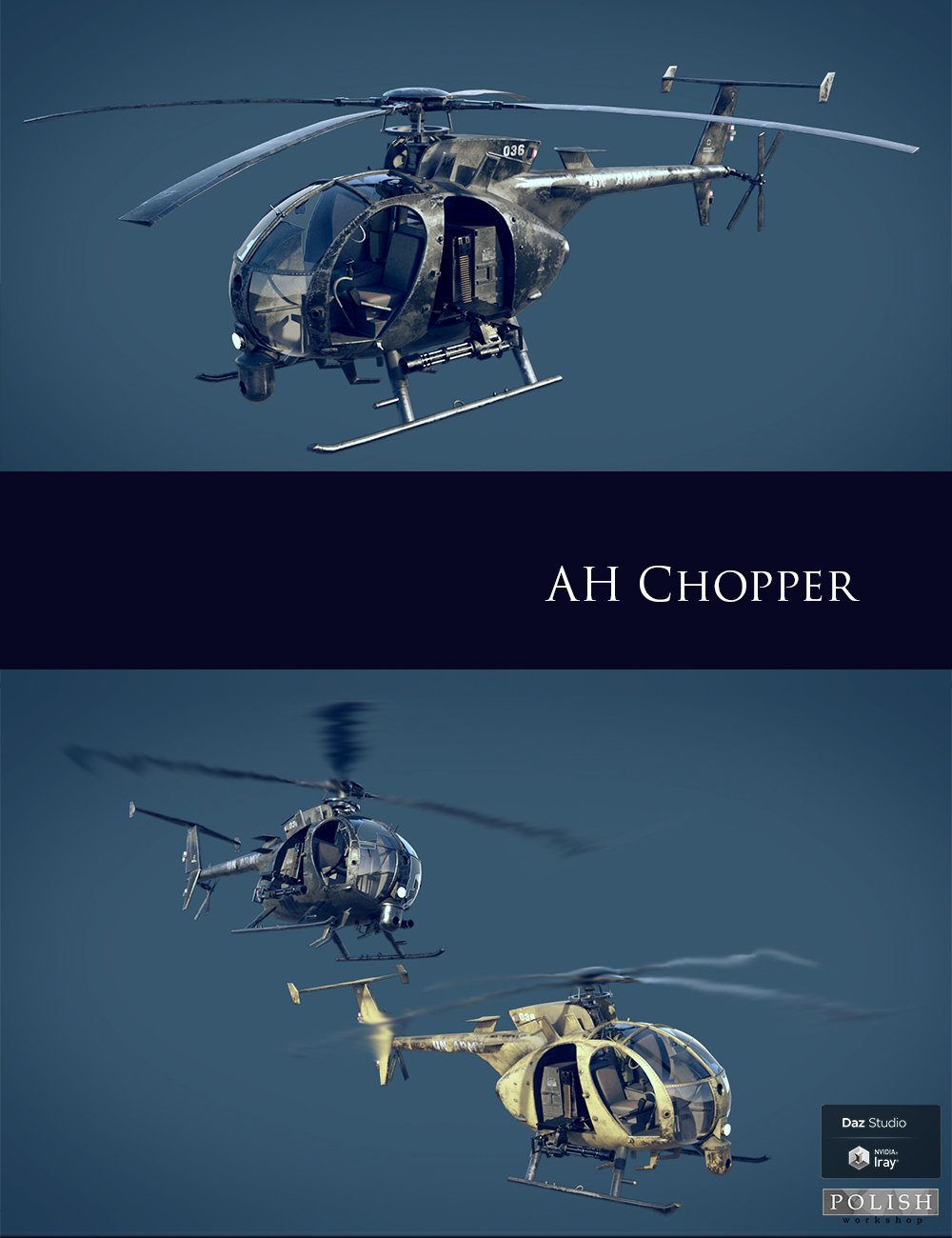 AH Chopper by: Polish, 3D Models by Daz 3D