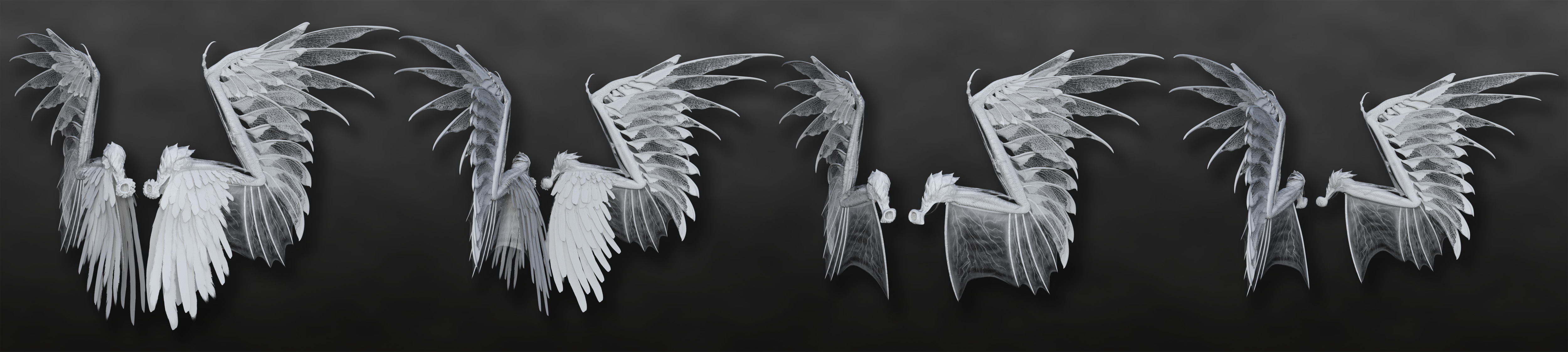 Arki's Wings by: Arki, 3D Models by Daz 3D
