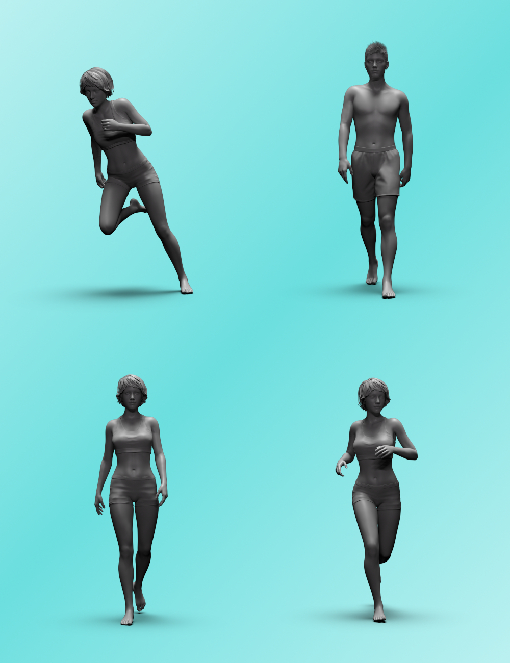 Bodies in Motion Poses for Genesis 8 by: Scuffles3d, 3D Models by Daz 3D