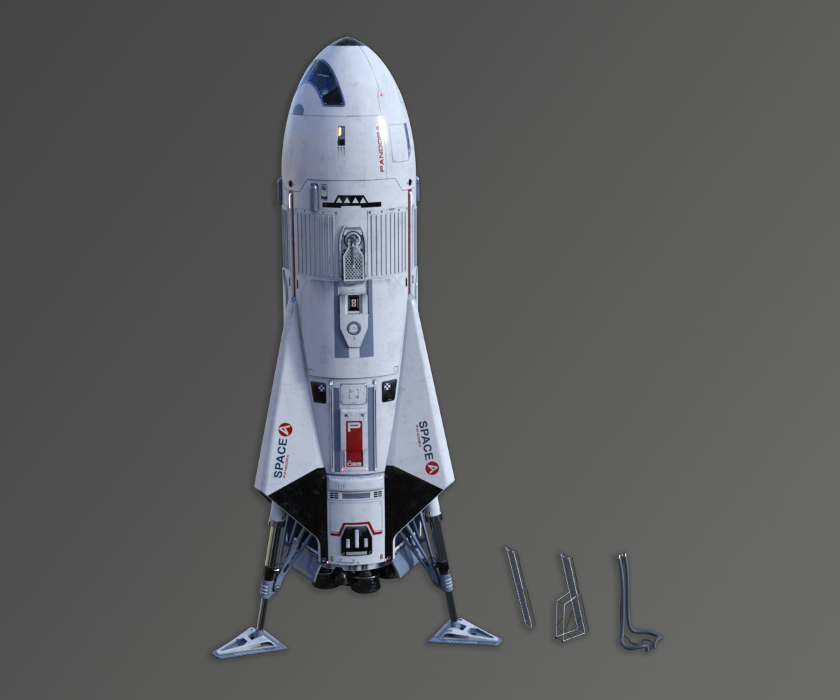 Rocket Pandora by: petipet, 3D Models by Daz 3D