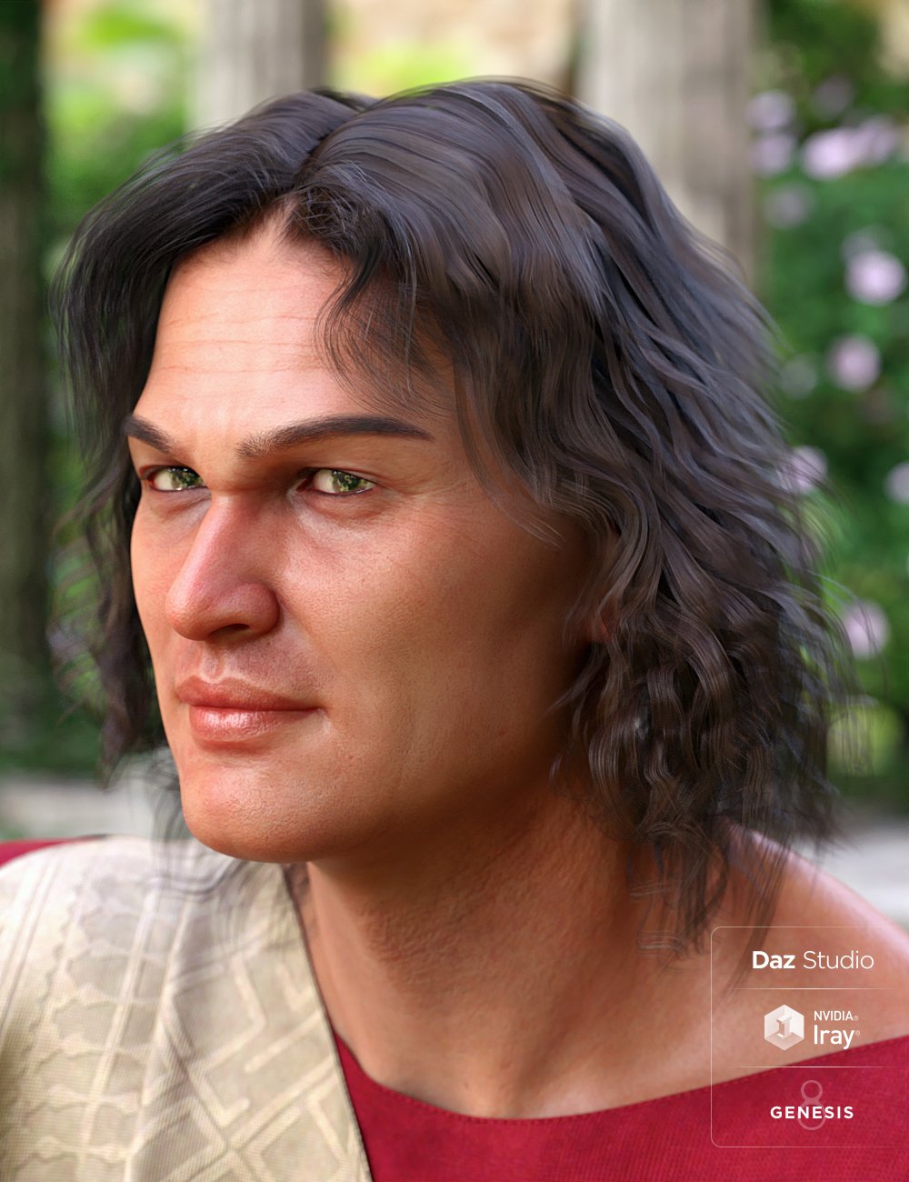 Long Mane Hair for Genesis 3 and 8 Male(s)