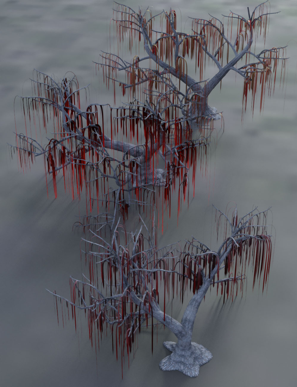 All Hallows Eve Slime Trees by: MartinJFrost, 3D Models by Daz 3D