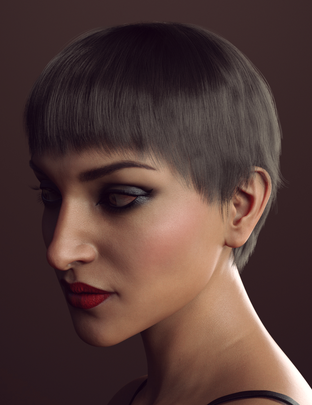 dForce Veronna Hair for Genesis 8 Female(s) by: Toyen, 3D Models by Daz 3D