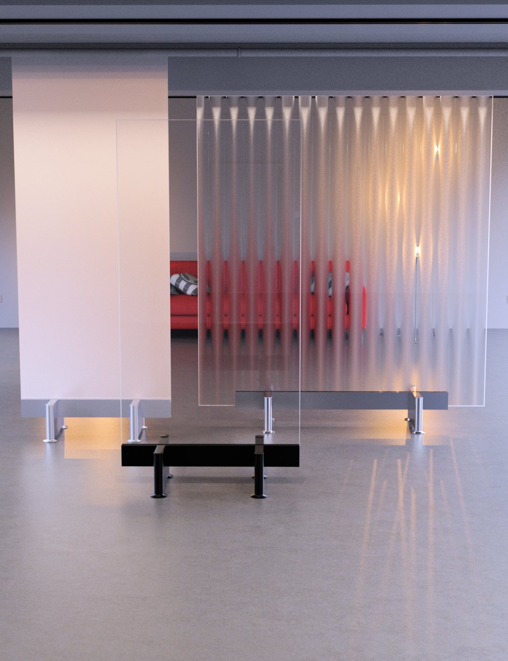Modern Room Dividers Modern Room Dividers by: Khory, 3D Models by Daz 3D