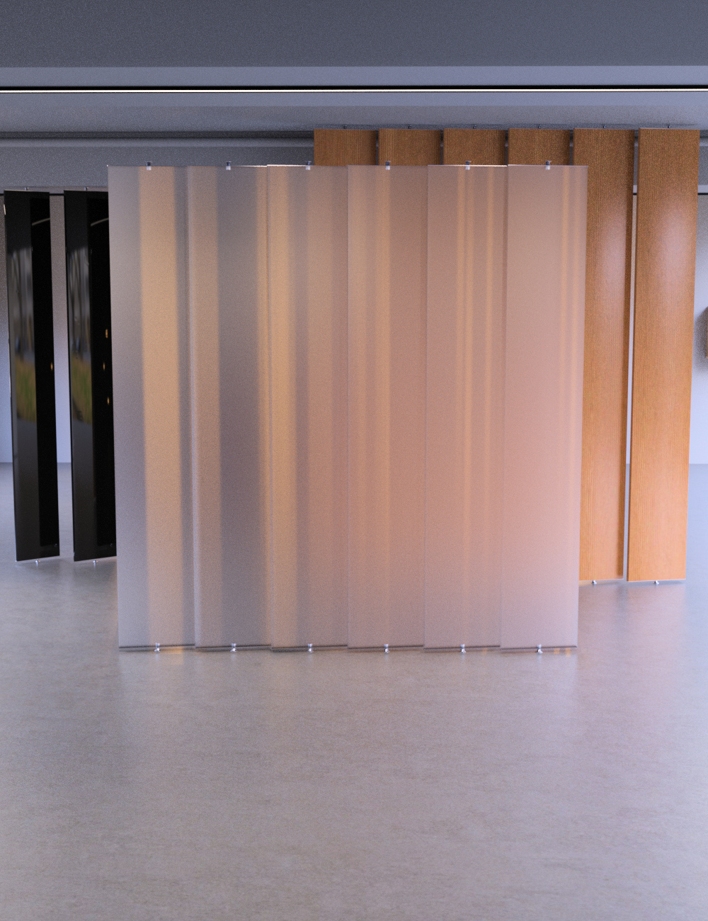 Modern Room Dividers by: Khory, 3D Models by Daz 3D