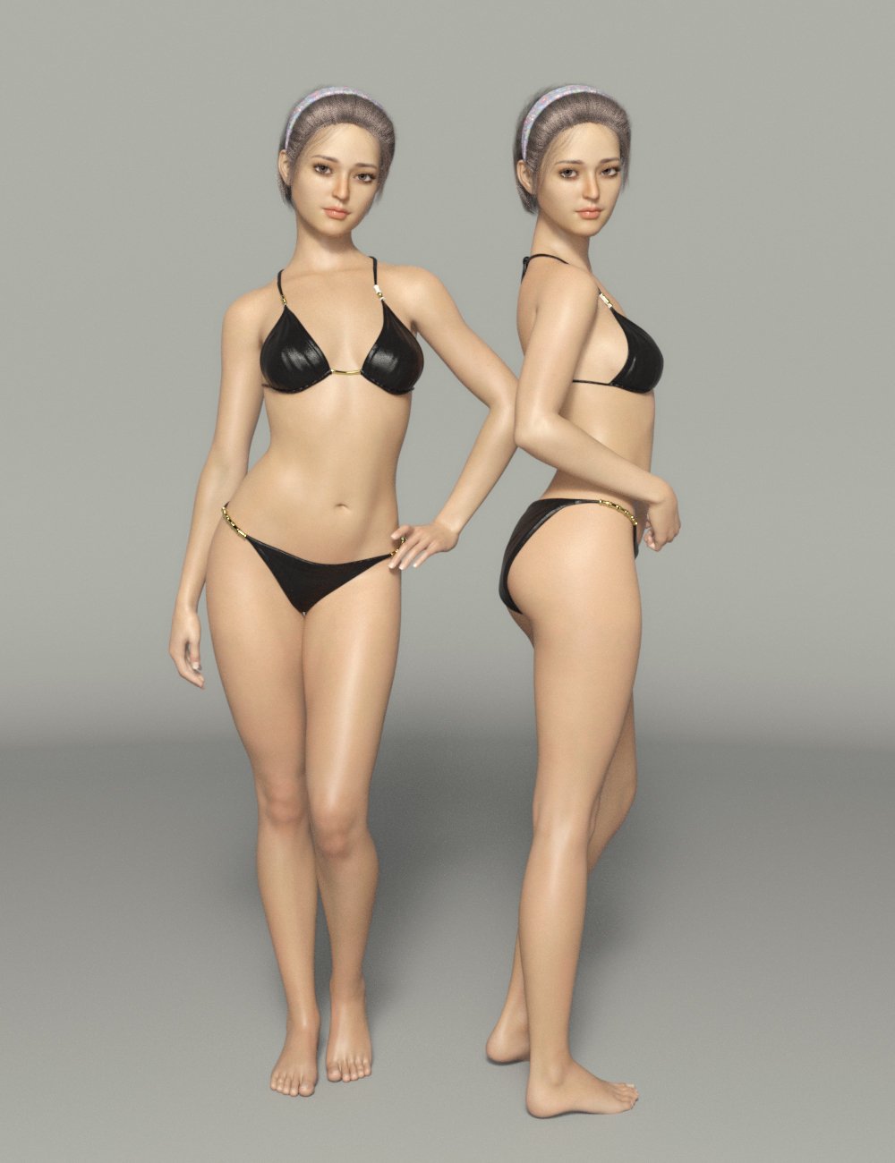 XiaoFang Character and Hair For Genesis 8 Female(s) by: Sprite, 3D Models by Daz 3D