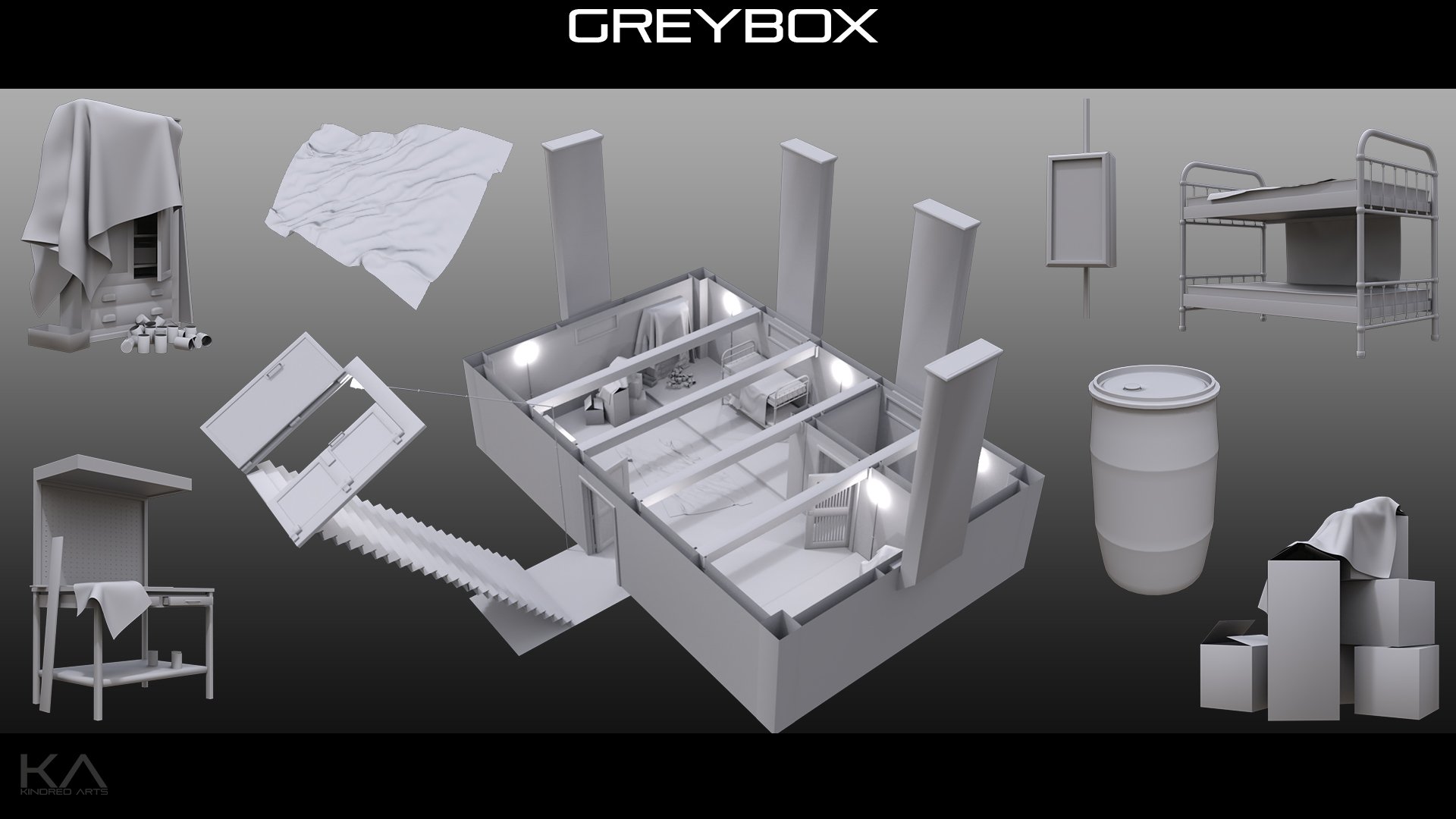 Storm Shelter Storm Shelter by: KindredArts, 3D Models by Daz 3D