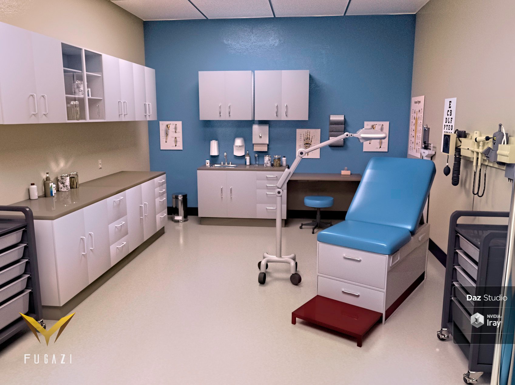 FG Examination Room FG Examination Room by: Fugazi1968, 3D Models by Daz 3D