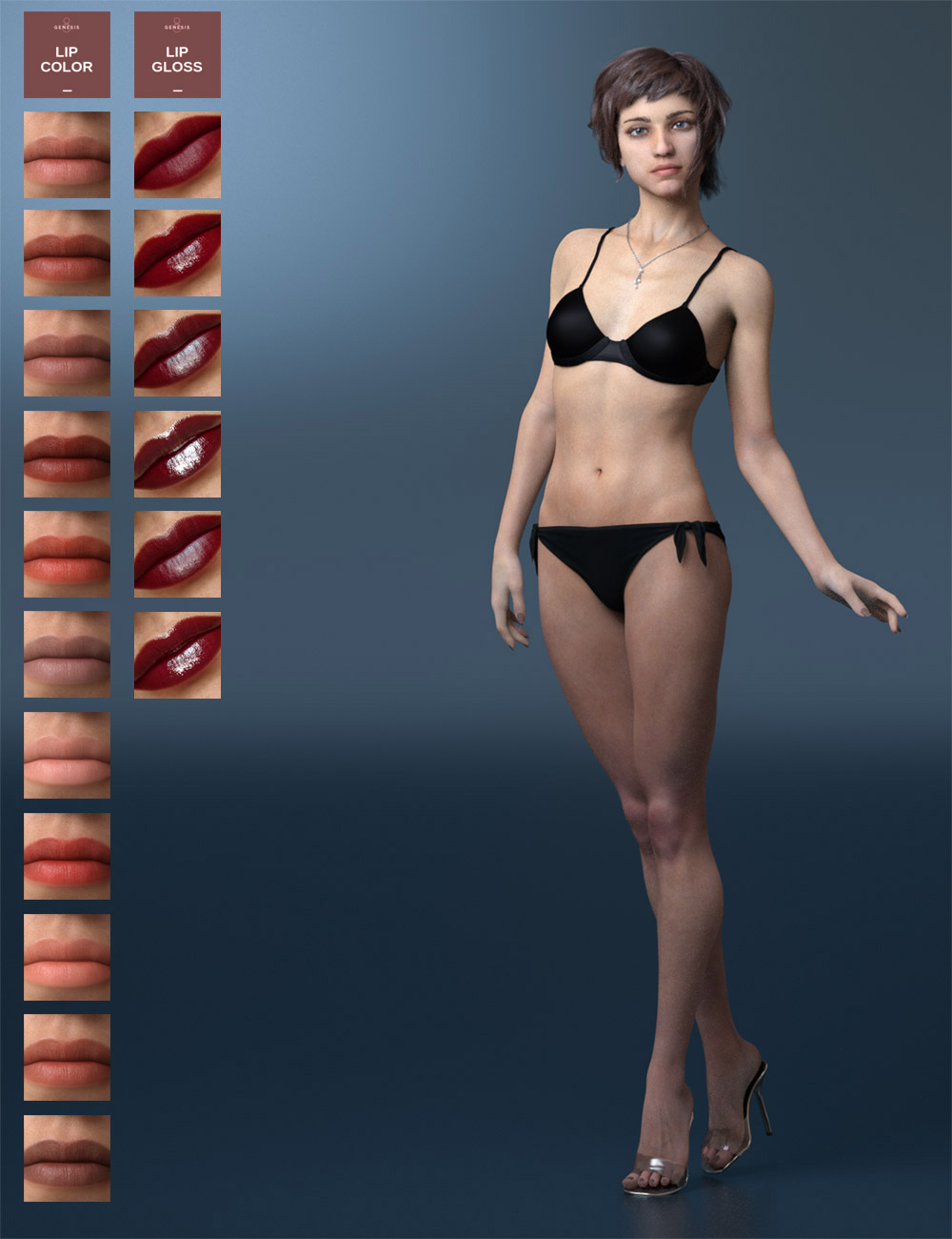 Rita HD For Genesis 8 Female by: Colm Jackson, 3D Models by Daz 3D