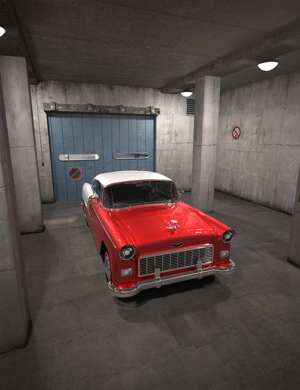 Old Garage Interior by: , 3D Models by Daz 3D