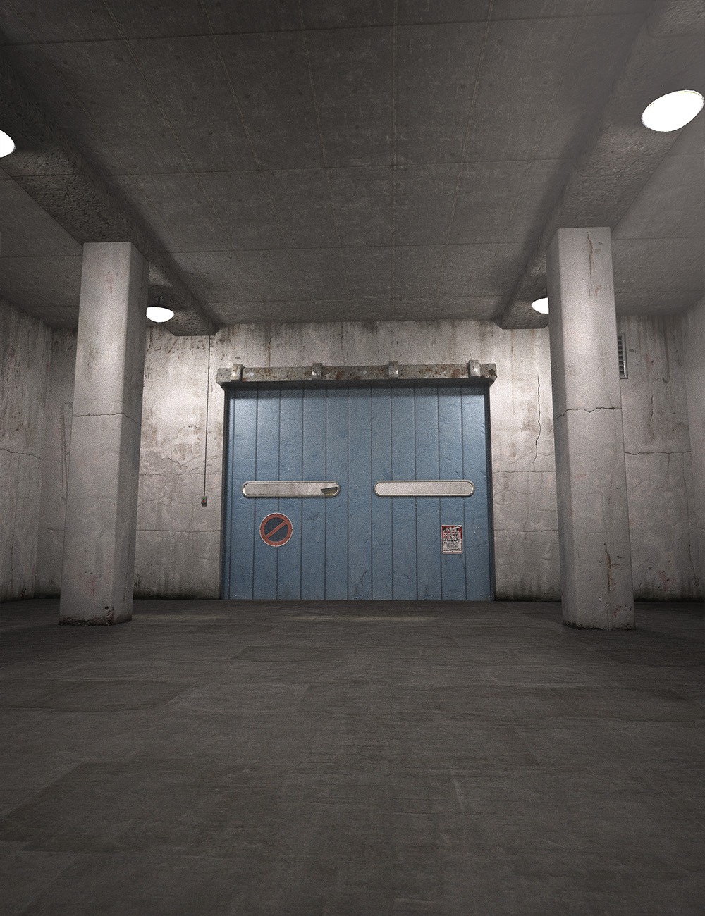 Old Garage Interior Old Garage Interior by: , 3D Models by Daz 3D