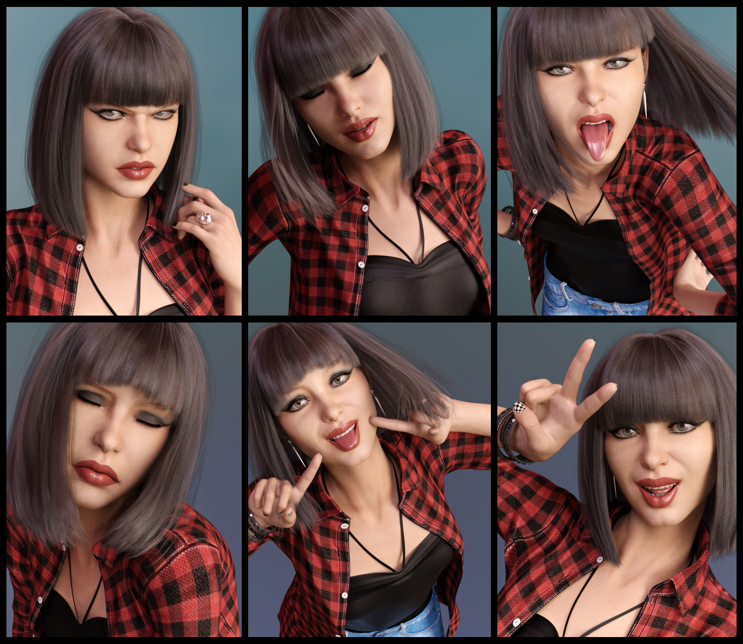 Mood Poses for Teen Raven and Genesis 8 Female Mood Poses for Teen Raven and Genesis 8 Female by: lunchlady, 3D Models by Daz 3D