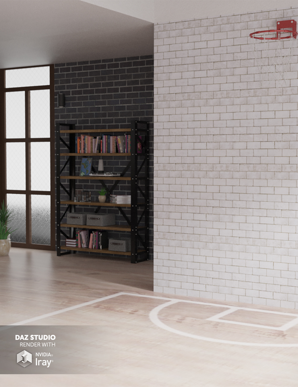 Brick Wall - Iray Shaders Brick Wall - Iray Shaders by: Dimidrol, 3D Models by Daz 3D